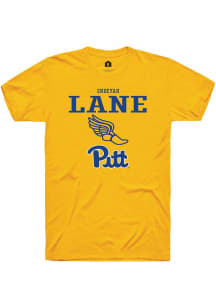 Endeyah Lane  Pitt Panthers Gold Rally NIL Sport Icon Short Sleeve T Shirt