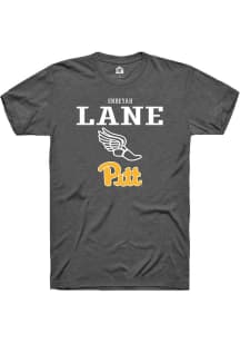 Endeyah Lane  Pitt Panthers Dark Grey Rally NIL Sport Icon Short Sleeve T Shirt