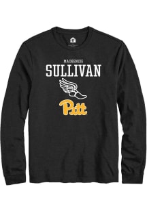 Mackenzie Sullivan  Pitt Panthers Black Rally NIL Sport Icon Long Sleeve T Shirt