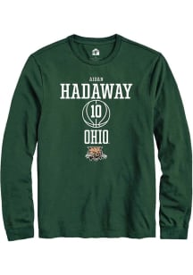 Aidan Hadaway  Ohio Bobcats Green Rally NIL Sport Icon Long Sleeve T Shirt