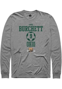 Anna Burchett  Ohio Bobcats Graphite Rally NIL Sport Icon Long Sleeve T Shirt
