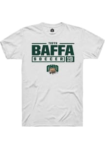 Tavyn Baffa  Ohio Bobcats White Rally NIL Stacked Box Short Sleeve T Shirt
