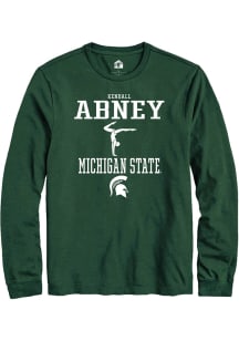 Kendall Abney  Michigan State Spartans Green Rally NIL Sport Icon Long Sleeve T Shirt