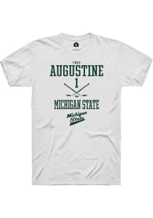 Trey Augustine  Michigan State Spartans White Rally NIL Sport Icon Short Sleeve T Shirt