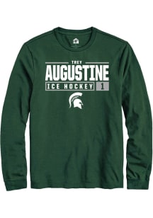 Trey Augustine  Michigan State Spartans Green Rally NIL Sport Icon Long Sleeve T Shirt