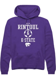 Rilyn Rintoul  Rally K-State Wildcats Mens Purple NIL Sport Icon Long Sleeve Hoodie