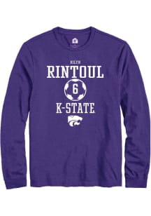 Rilyn Rintoul  K-State Wildcats Purple Rally NIL Sport Icon Long Sleeve T Shirt