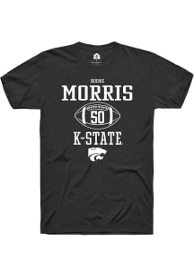 Boone Morris  K-State Wildcats Black Rally NIL Sport Icon Short Sleeve T Shirt