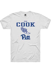 Ryan Cook  Pitt Panthers White Rally NIL Sport Icon Short Sleeve T Shirt
