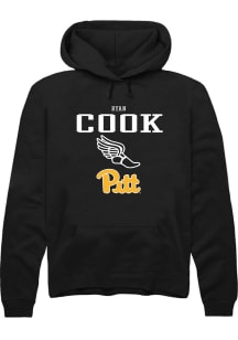 Ryan Cook  Rally Pitt Panthers Mens Black NIL Sport Icon Long Sleeve Hoodie