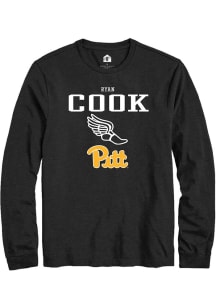 Ryan Cook  Pitt Panthers Black Rally NIL Sport Icon Long Sleeve T Shirt