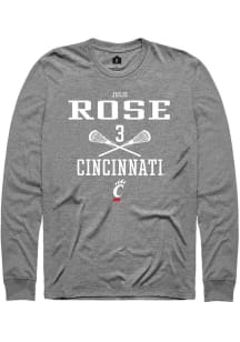 Julie Rose  Cincinnati Bearcats Graphite Rally NIL Sport Icon Long Sleeve T Shirt