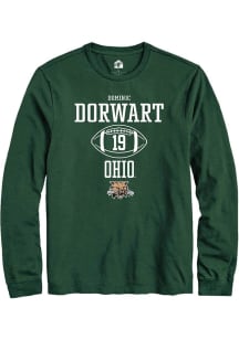 Dominic Dorwart  Ohio Bobcats Green Rally NIL Sport Icon Long Sleeve T Shirt