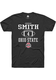 Jeremiah Smith  Ohio State Buckeyes Black Rally NIL Sport Icon Short Sleeve T Shirt