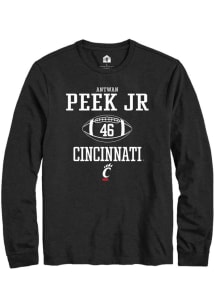 Antwan Peek Jr.  Cincinnati Bearcats Black Rally NIL Sport Icon Long Sleeve T Shirt