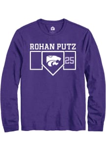 Rohan Putz  K-State Wildcats Purple Rally NIL Playing Field Long Sleeve T Shirt