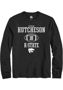 Hudson Hutcheson  K-State Wildcats Black Rally NIL Sport Icon Long Sleeve T Shirt