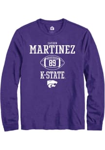 Zayden Martinez  K-State Wildcats Purple Rally NIL Sport Icon Long Sleeve T Shirt
