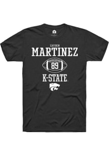 Zayden Martinez  K-State Wildcats Black Rally NIL Sport Icon Short Sleeve T Shirt