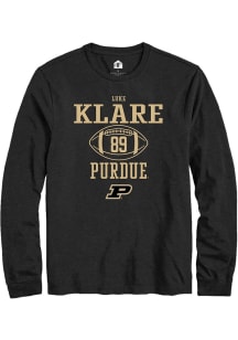 Luke Klare  Purdue Boilermakers Black Rally NIL Sport Icon Long Sleeve T Shirt