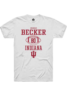 Charlie Becker  Indiana Hoosiers White Rally NIL Sport Icon Short Sleeve T Shirt