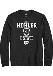 Andra Mohler  K-State Wildcats Black Rally NIL Sport Icon Long Sleeve T Shirt