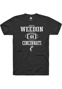 Montay Weedon  Cincinnati Bearcats Black Rally NIL Sport Icon Short Sleeve T Shirt