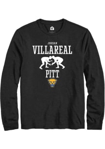 Jordan Villareal  Pitt Panthers Black Rally NIL Sport Icon Long Sleeve T Shirt
