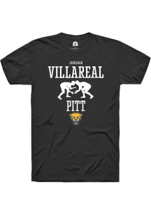 Jordan Villareal  Pitt Panthers Black Rally NIL Sport Icon Short Sleeve T Shirt
