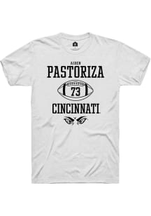 Aiden Pastoriza  Cincinnati Bearcats White Rally NIL Sport Icon Short Sleeve T Shirt
