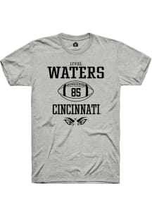 Lyviel Waters  Cincinnati Bearcats Ash Rally NIL Sport Icon Short Sleeve T Shirt
