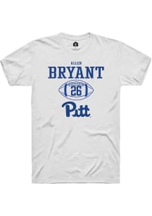 Allen Bryant  Pitt Panthers White Rally NIL Sport Icon Short Sleeve T Shirt