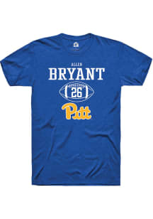 Allen Bryant  Pitt Panthers Blue Rally NIL Sport Icon Short Sleeve T Shirt