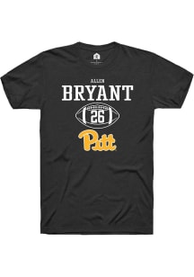 Allen Bryant  Pitt Panthers Black Rally NIL Sport Icon Short Sleeve T Shirt