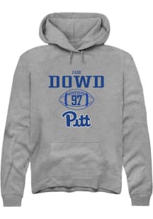 Cade Dowd  Rally Pitt Panthers Mens Graphite NIL Sport Icon Long Sleeve Hoodie