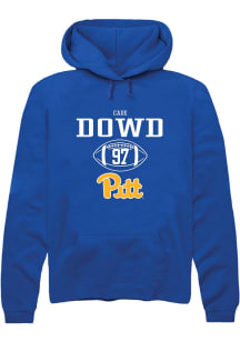 Cade Dowd  Rally Pitt Panthers Mens Blue NIL Sport Icon Long Sleeve Hoodie