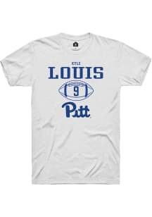 Kyle Louis  Pitt Panthers White Rally NIL Sport Icon Short Sleeve T Shirt