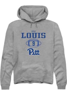 Kyle Louis  Rally Pitt Panthers Mens Graphite NIL Sport Icon Long Sleeve Hoodie