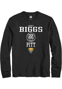 Audrey Biggs  Pitt Panthers Black Rally NIL Sport Icon Long Sleeve T Shirt