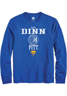 Kiana Dinn  Pitt Panthers Blue Rally NIL Sport Icon Long Sleeve T Shirt