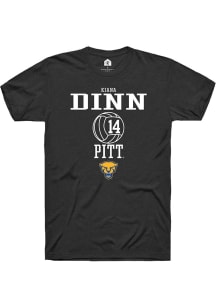 Kiana Dinn  Pitt Panthers Black Rally NIL Sport Icon Short Sleeve T Shirt