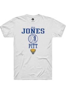 Ryla Jones  Pitt Panthers White Rally NIL Sport Icon Short Sleeve T Shirt