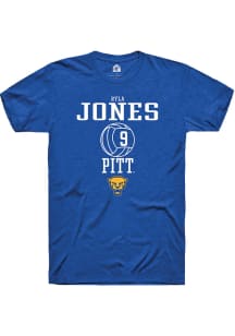 Ryla Jones  Pitt Panthers Blue Rally NIL Sport Icon Short Sleeve T Shirt