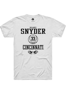 Delaney Snyder  Cincinnati Bearcats White Rally NIL Sport Icon Short Sleeve T Shirt