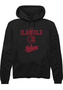 Sade Ilawole  Rally Indiana Hoosiers Mens Black NIL Sport Icon Long Sleeve Hoodie