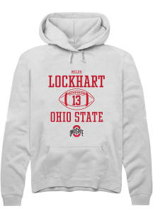Miles Lockhart  Rally Ohio State Buckeyes Mens White NIL Sport Icon Long Sleeve Hoodie