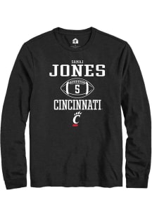 Samaj Jones  Cincinnati Bearcats Black Rally NIL Sport Icon Long Sleeve T Shirt