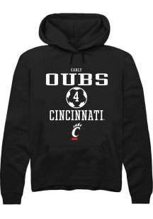 Carly Oubs  Rally Cincinnati Bearcats Mens Black NIL Sport Icon Long Sleeve Hoodie