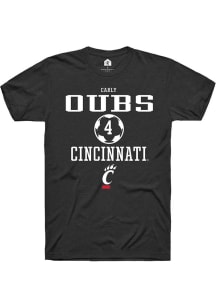 Carly Oubs  Cincinnati Bearcats Black Rally NIL Sport Icon Short Sleeve T Shirt