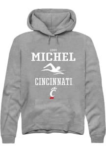 Libby Michel  Rally Cincinnati Bearcats Mens Graphite NIL Sport Icon Long Sleeve Hoodie